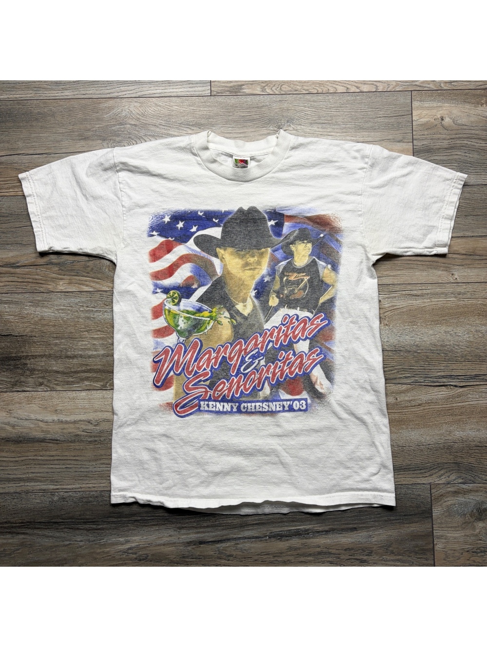 Vintage 2003 Kenny Chesney Margaritas & Senoritas Tour T-Shirt